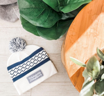 Waves Pom Beanie